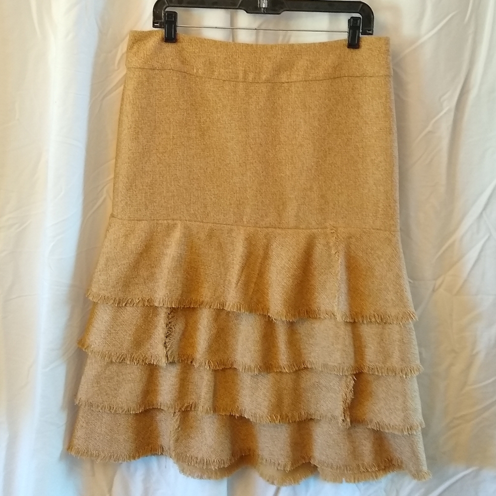 H&M | Tiered Midi Tweed Skirt